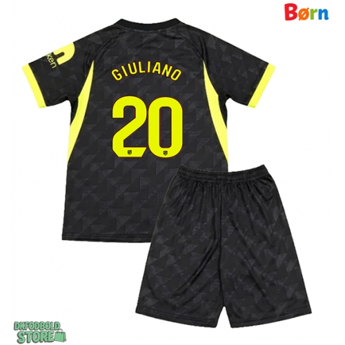 Atletico Madrid Giuliano Simeone #20 Replika Babytøj Udebanesæt Børn 2026-27 Kortærmet (+ Korte bukser)
